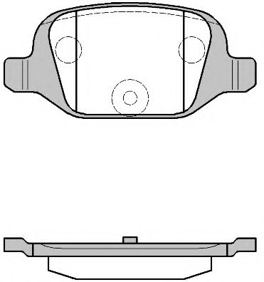 Колодки гальмівні дискові BOSCH арт. 072700