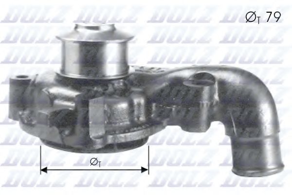 DOLZ FORD помпа води Escort,Orion 1.8TD 92- MAGNETIMARELLI арт. F155