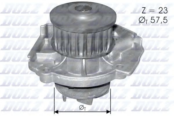 DOLZ FIAT помпа води Punto 1.2I 16V 97- MAGNETIMARELLI арт. S219