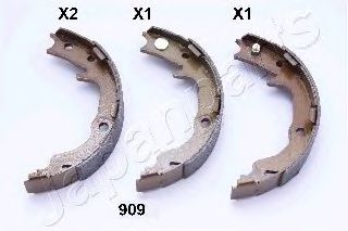 JAPANPARTS MITSUBISHI К-т колодок стоянкового гальма ASX, Lancer 08-, Outlander 06- ABE арт. GF909AF