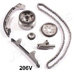 JAPANPARTS TOYOTA К-кт ланцюга ГРМ Yaris 1.0 -05