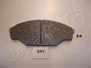 JAPANPARTS TOYOTA колодки гальмівні передні Hiace II,Hilux II,VW Taro 89- DELPHI арт. PA247AF