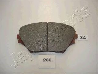 JAPANPARTS TOYOTA гальмівні колодки передні Rav 4 00- TRW арт. PA280AF