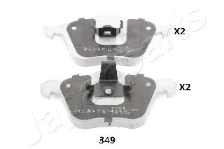 JAPANPARTS MAZDA колодки гальм,передн.3 2.3MPS 06-,Saab,Volvo DELPHI арт. PA349AF