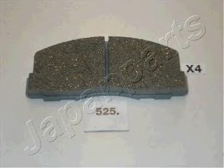 JAPANPARTS MITSUBISHI колодки гальмівні передні Lancer 86- 92 ASHIKA арт. PA525AF