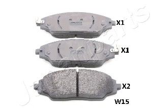 JAPANPARTS CHEVROLET колодки гальмівні дискові Aveo 11- COMLINE арт. PAW15AF