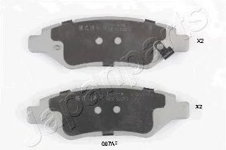 JAPANPARTS CHEVROLET колодки гальм. передн. Camaro, CADILLAC SRX, CTS TRW арт. PP007AF