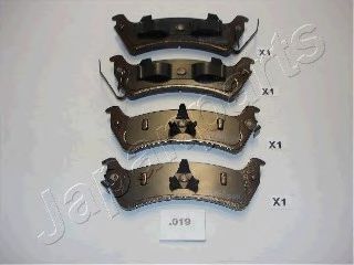 JAPANPARTS JEEP гальмівні колодки задні Grand Cherokee ROADHOUSE арт. PP019AF