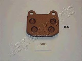 JAPANPARTS SUBARU гальмівні колодки задн.Impreza 02- ABS арт. PP506AF