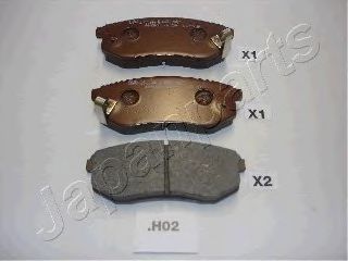 JAPANPARTS HYUNDAI гальмівні колодки задн. Santamo 2,0 -02, KIA Joise NIPPARTS арт. PPH02AF