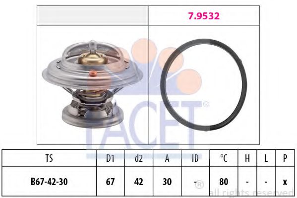 Термостат ОМ601/602 (80C) FEBIBILSTEIN арт. 78271