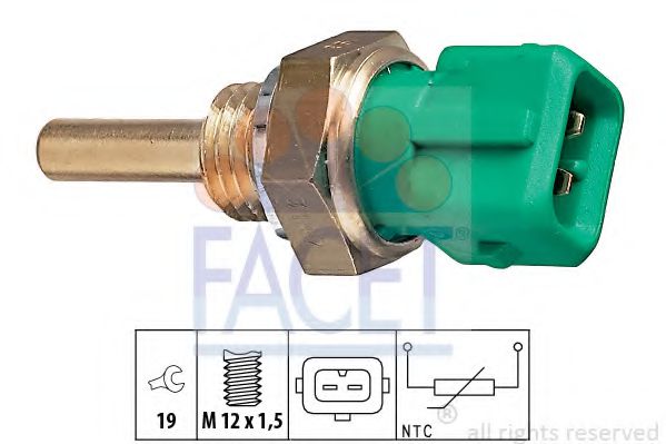 Датчик температури PEUGEOT 206/306/ BMW 5(E34) 1.0-3.0/2.5td 88-05 BLUEPRINT арт. 73147