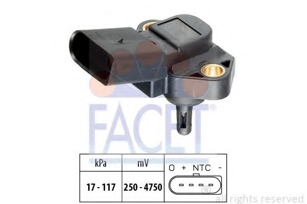 Датчик абсолютного тиску - MAP Sensor BOSCH арт. 103071