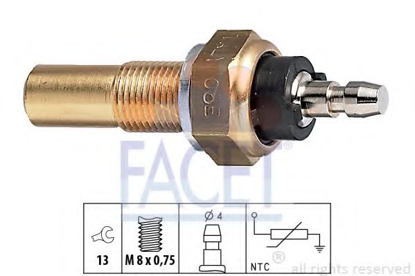 Датчик температури охолоджуваної рідини MAZDA 323,626 1.3-3.0i 85-91 FAE арт. 73068