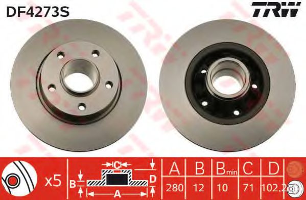 Р“Р°Р»СЊРјС–РІРЅРёР№ РґРёСЃРє BOSCH арт. DF4273S