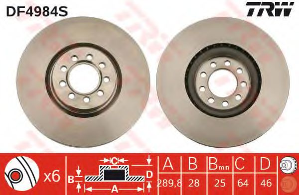 РўРѕСЂРјРѕР·РЅРѕР№ РґРёСЃРє BOSCH арт. DF4984S