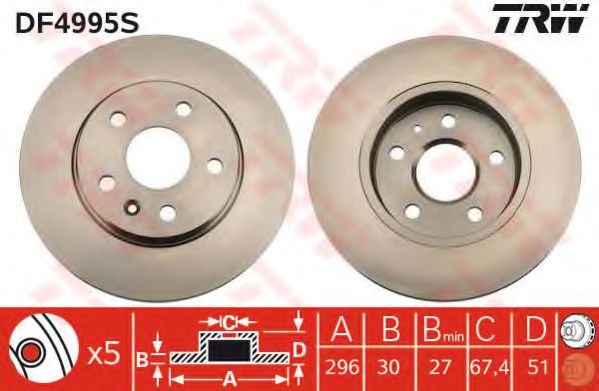 Р“Р°Р»СЊРјС–РІРЅРёР№ РґРёСЃРє BOSCH арт. DF4995S