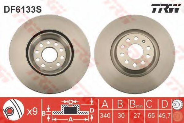 Р“Р°Р»СЊРјС–РІРЅРёР№ РґРёСЃРє BOSCH арт. DF6133S