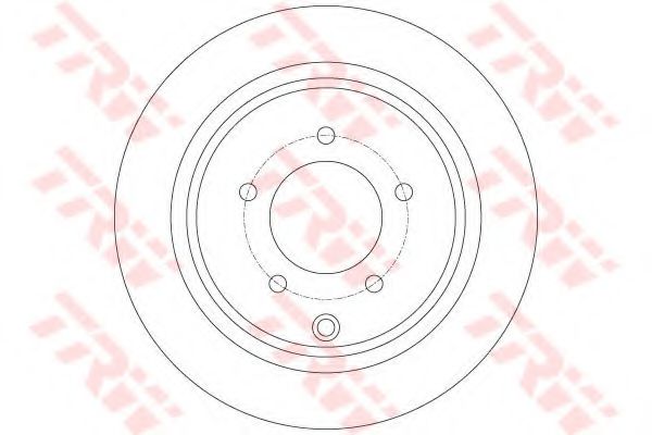 DF6177  TRW - Гальмівний диск BREMBO арт. DF6177