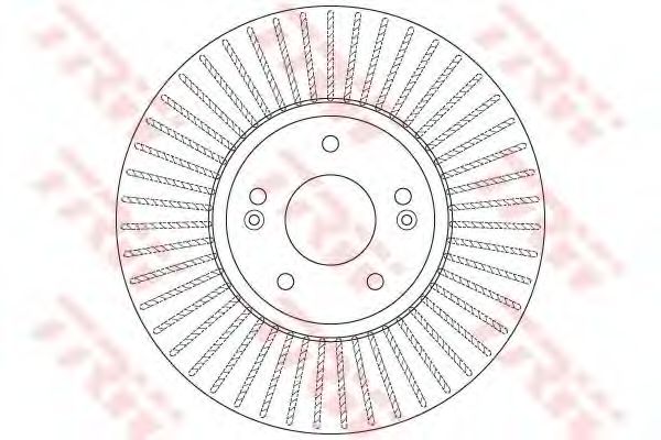 DF6222  TRW - Гальмівний диск BLUEPRINT арт. DF6222