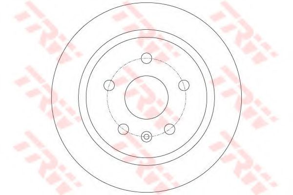 DF6312  TRW - Гальмівний диск BOSCH арт. DF6312