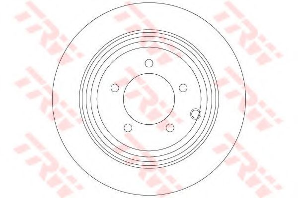 Гальмівний диск TOKO CARS арт. DF6326