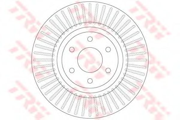 DF6425  TRW - Гальмівний диск BOSCH арт. DF6425