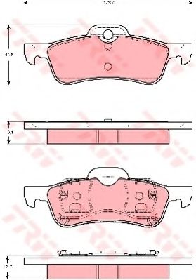 Гальмівні колодки дискові MINI Mini Cooper/Mini One BLUEPRINT арт. GDB1477