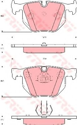 a_Гальмівні колодки дискові BMW 730d/730i/735i BREMBO арт. GDB1499