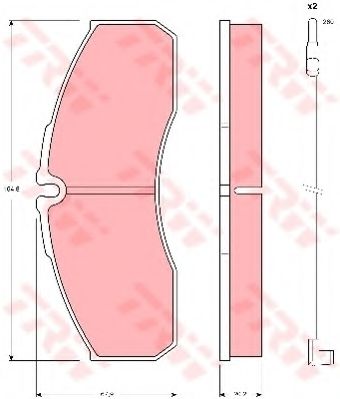 Гальмівні колодки MEYLE арт. GDB1610