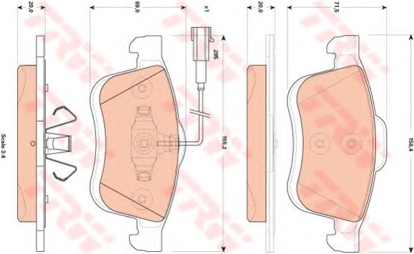 РљРѕРјРїР»РµРєС‚ РіР°Р»СЊРјС–РІРЅРёС… РєРѕР»РѕРґРѕРє BOSCH арт. GDB1865