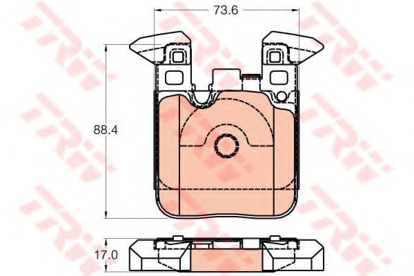 колодки гальмівні ABS арт. GDB2028