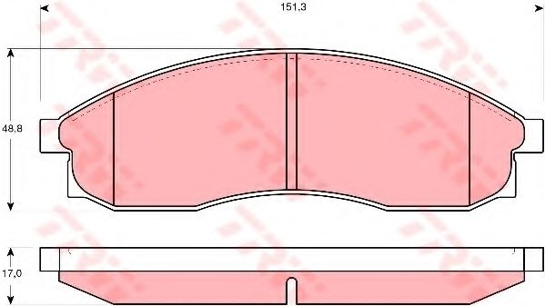 Гальмівні колодки, дискові BLUEPRINT арт. GDB3107