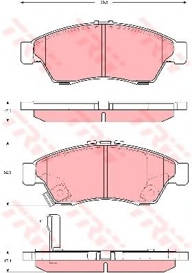 Гальмівні колодки дискові SUZUKI Liana ABE арт. GDB3290