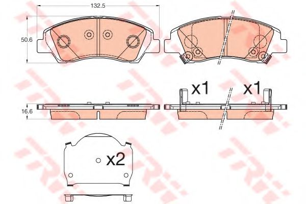 РљРѕРјРїР»РµРєС‚ РіР°Р»СЊРјС–РІРЅРёС… РєРѕР»РѕРґРѕРє Р· 4 С€С‚. РґРёСЃРєС–РІ NIPPARTS арт. GDB3618