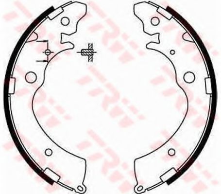 GS8559  TRW - Гальмівні колодки до барабанів BREMBO арт. GS8559