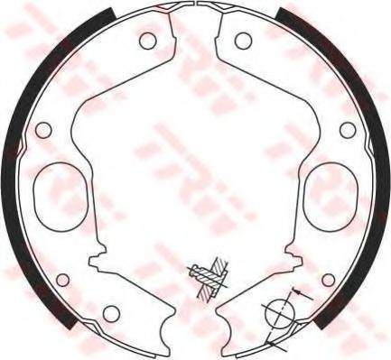 Гальмівні колодки барабанні MITSUBISHI Challenger/L400/Montero/Montero Sport/Pajero/Pajero Sport/Sh BLUEPRINT арт. GS8695