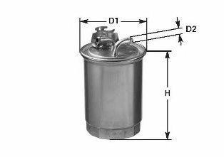 Фільтр паливний LT2.4D/T3 88>/T4 90>/Golf II87>/Golf III/Passat B3/B4/Sharan MFILTER арт. DN829