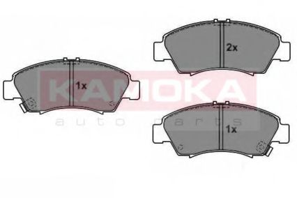 Гальмiвнi колодки дисковi HONDA CIVIC 91-01/CRX 92-98/JAZZ 02- NIPPARTS арт. JQ1011554