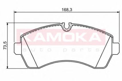 Гальмiвнi колодки дисковi MERCEDES SPRINTER 06-/VW CRAFTER 06- (5T) MEYLE арт. JQ1012089