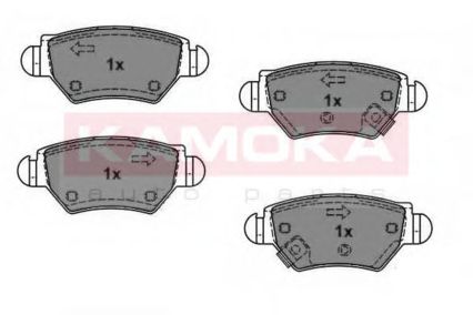 Гальмiвнi колодки дисковi OPEL ASTRA II 98-05/ZAFIRA 99-05 DELPHI арт. JQ1012588