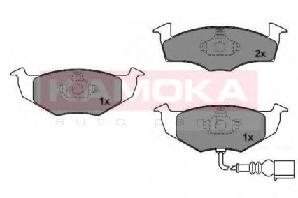 Гальмiвнi колодки дисковi SKODA FABIA 99-/VW POLO (9N) 01- MEYLE арт. JQ1013268