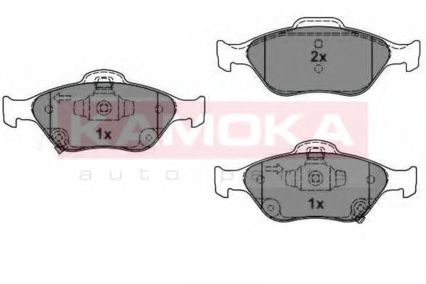 Гальмiвнi колодки дисковi BLUEPRINT арт. JQ1013780