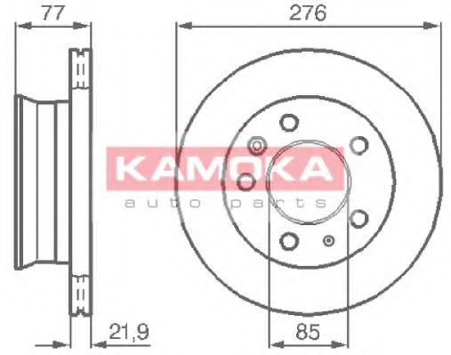 Гальмiвнi диски переднi A9014230812, A9014231012, 2D0407617 MB Sprinter208 BOSCH арт. 103306