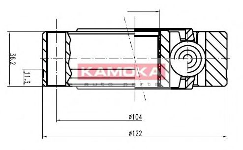 К-т шарнiрний привiдного валу 30 зубiв SKF арт. 8047