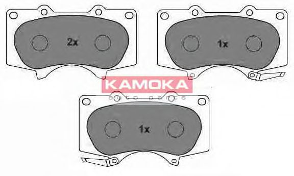 Гальмiвнi колодки дисковi 135mm TOYOTA 4 RUNNER 02-/LAND CRUISER 02- BLUEPRINT арт. JQ101111