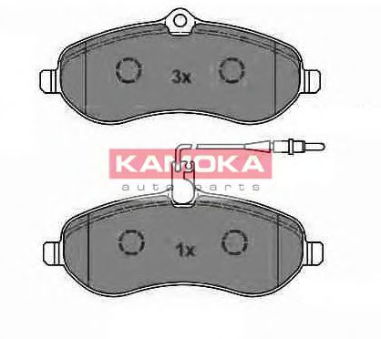 Гальмiвнi колодки дисковi CITROEN JUMPY 07-/FIAT SCUDO 07-/PEUGEOT EXPERT 07- DELPHI арт. JQ1013542