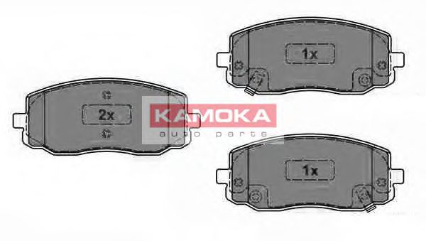 Гальмiвнi колодки дисковi HYUNDAI I10 08-/KIA PICANTO 04- BLUEPRINT арт. JQ1013566