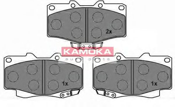 Гальмiвнi колодки дисковi TOYOTA HILUX 01- TRW арт. JQ1013704