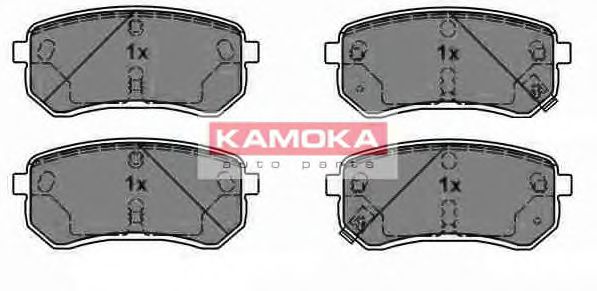 Гальмiвнi колодки дисковi HYUNDAI I10 08-/KIA PICANTO 04- BLUEPRINT арт. JQ1013804